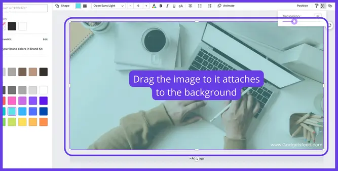 How to use images in Canva