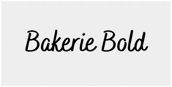 Bakerie Bold Font In Canva